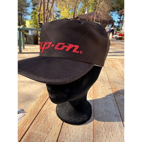 Vintage Snap-On Stapback Hat Black Red NWT Deadstock Promo Wear MWG Canada - Picture 2 of 7